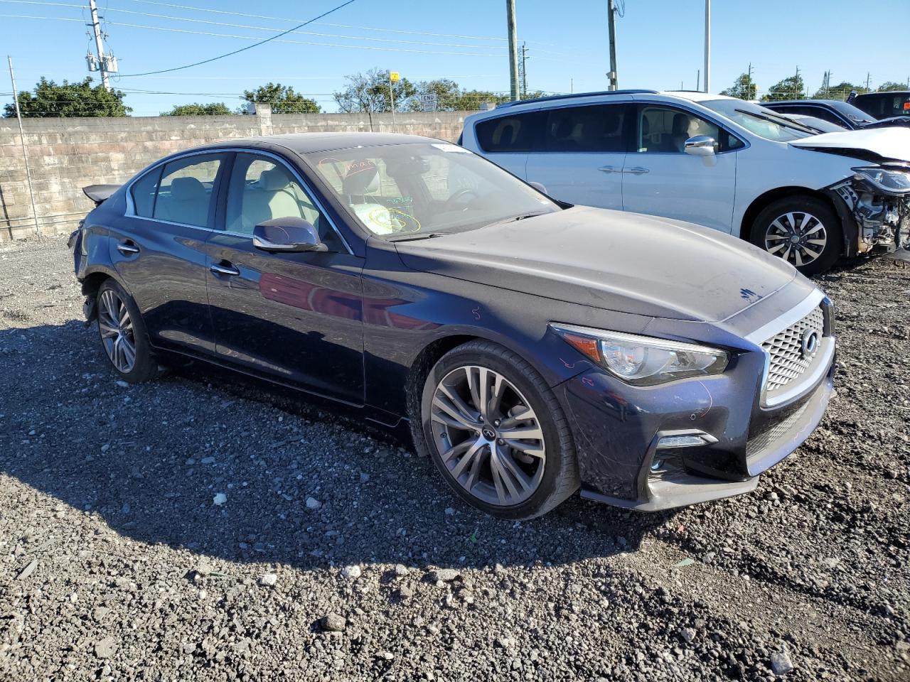 2022 INFINITI Q50 SENSORY VIN:JN1EV7CP4NM312057