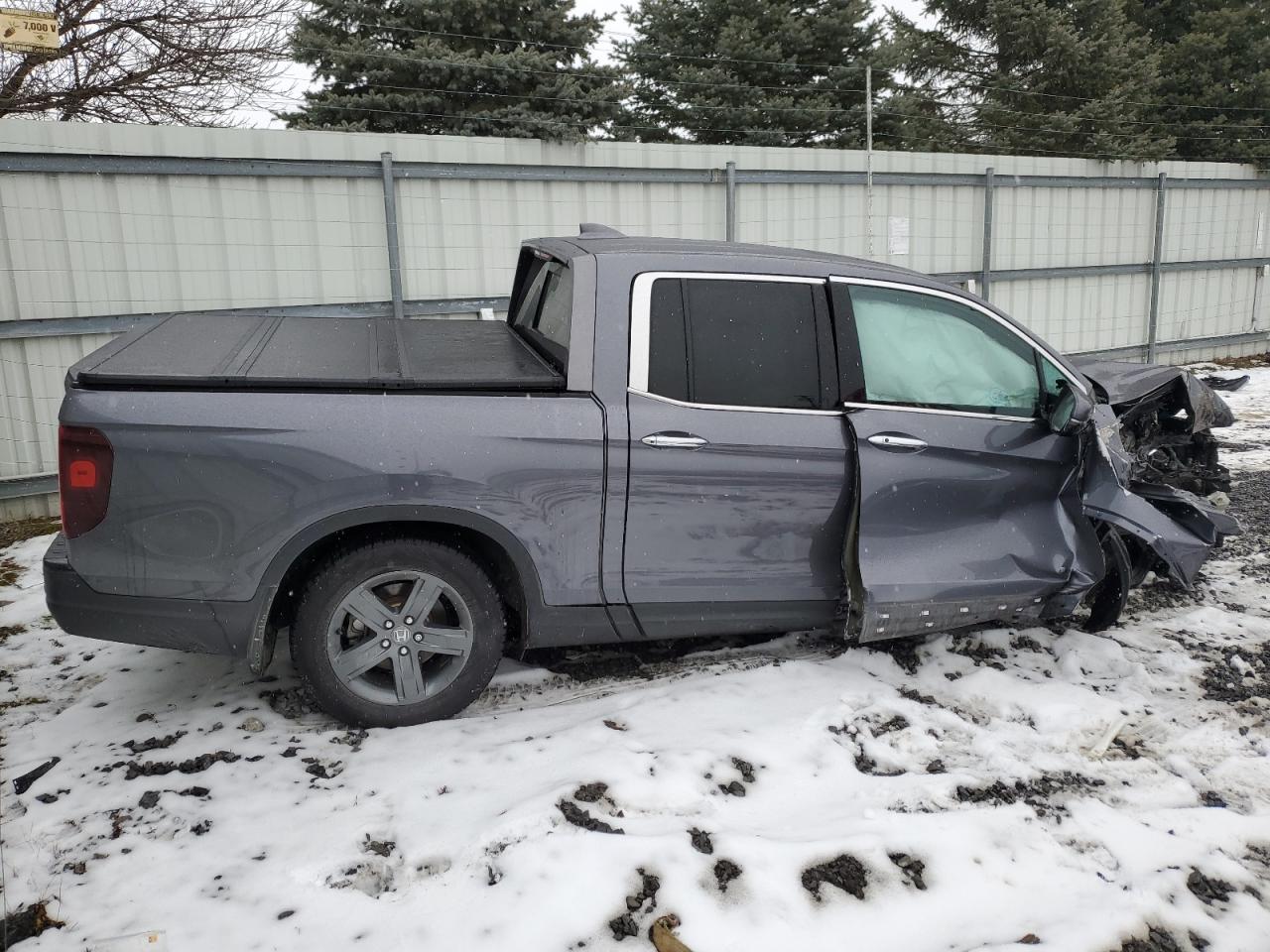 2022 HONDA RIDGELINE RTL VIN:5FPYK3F70NB009431
