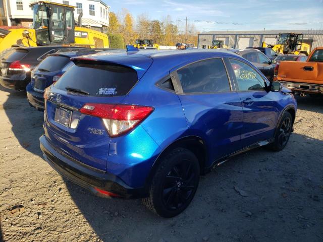 2021 HONDA HR-V SPORT VIN: 3CZRU6H12MM734518