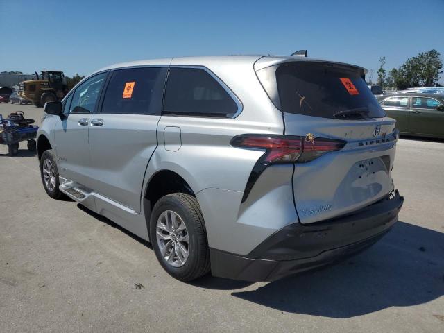 2021 TOYOTA SIENNA XLE VIN: 5TDYRKEC0MS048186