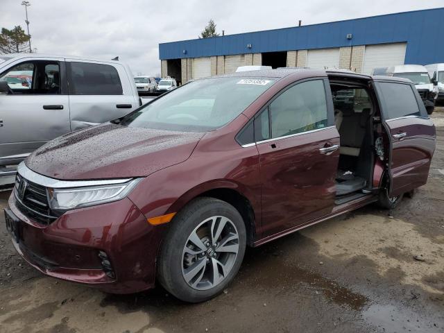 2021 HONDA ODYSSEY TOURING VIN: 5FNRL6H8XMB021683