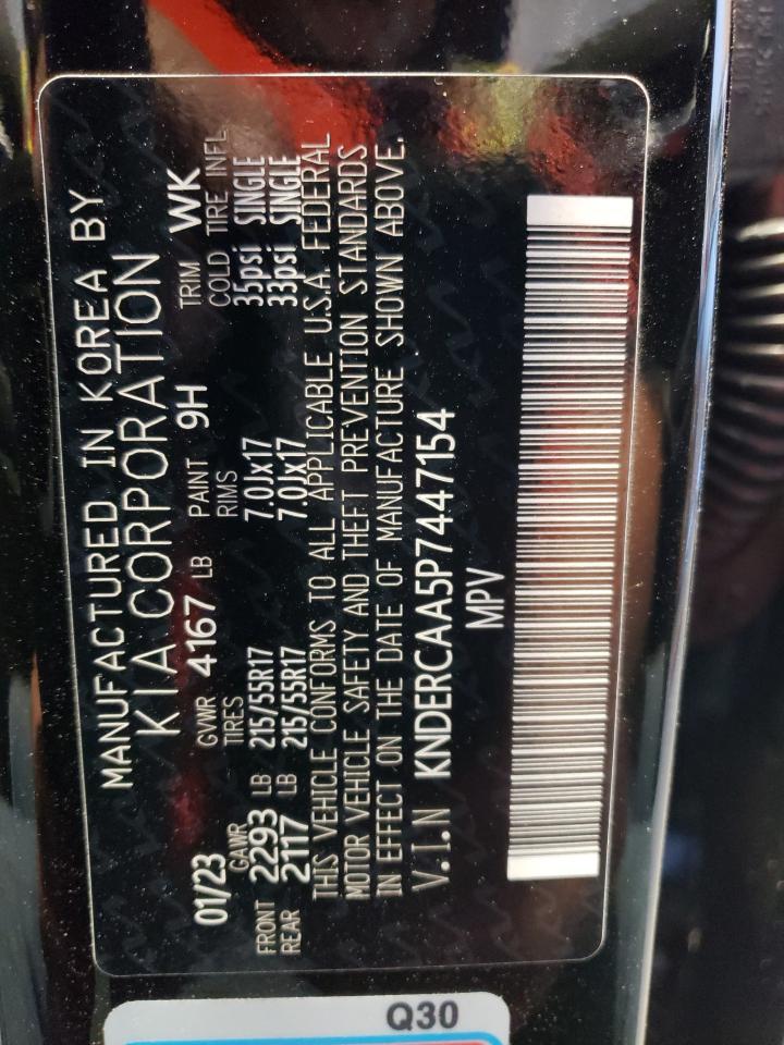 2023 KIA SELTOS EX VIN:KNDERCAA5P7447154