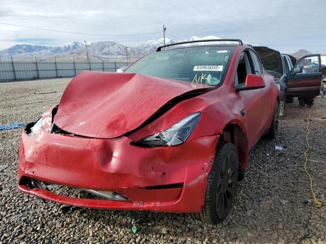 2021 TESLA MODEL Y VIN: 5YJYGDEF9MF194828