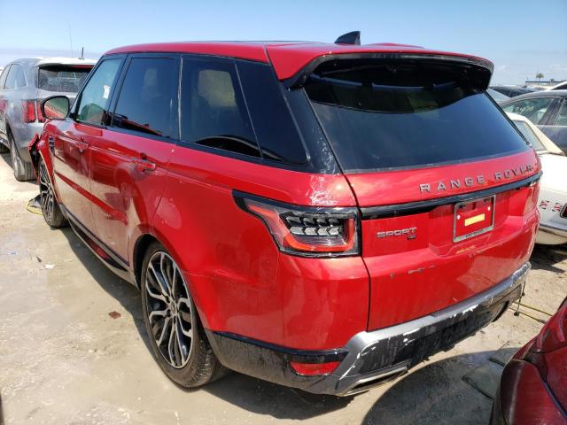 2021 LAND ROVER RANGE ROVER SPORT HSE SILVER EDITION VIN: SALWR2SU8MA759922