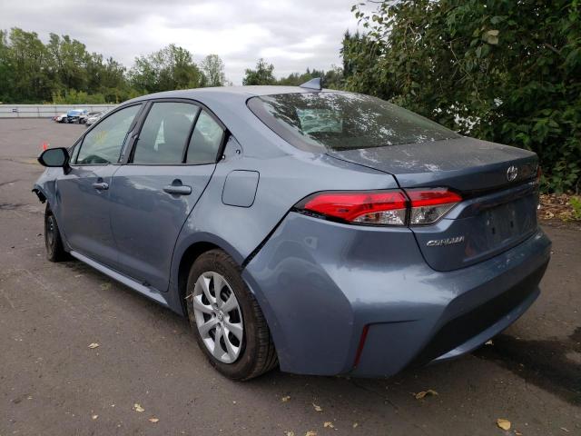 2021 TOYOTA COROLLA LE VIN: 5YFEPMAE3MP213488