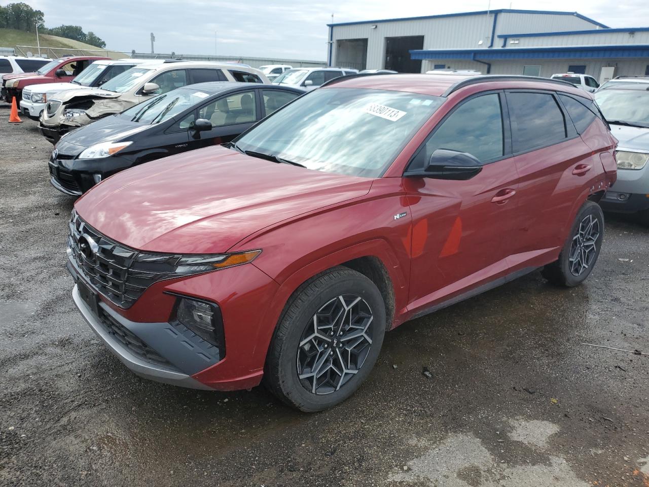 2022 HYUNDAI TUCSON N LINE VIN:KM8JFCAE3NU124502