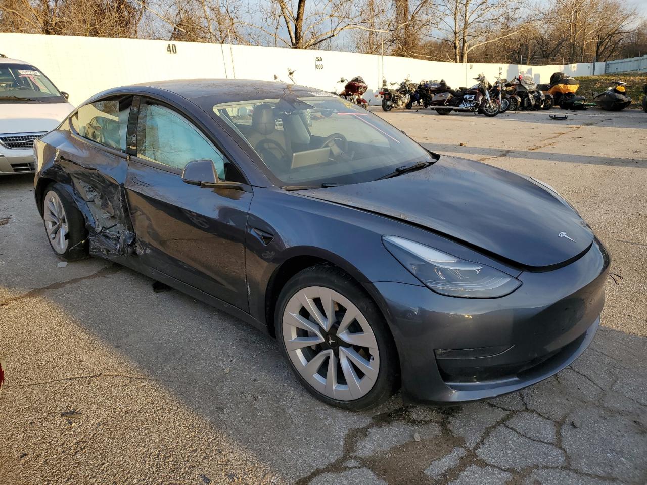 2022 TESLA MODEL 3  VIN:5YJ3E1EB4NF205764