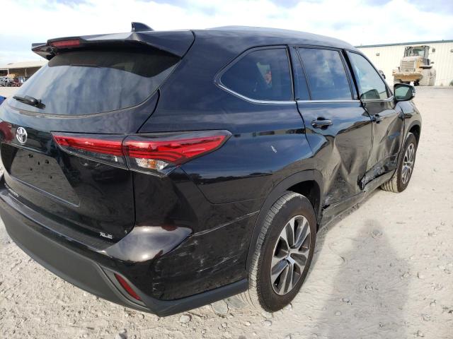 2021 TOYOTA HIGHLANDER XLE VIN: 5TDGZRAH9MS083752