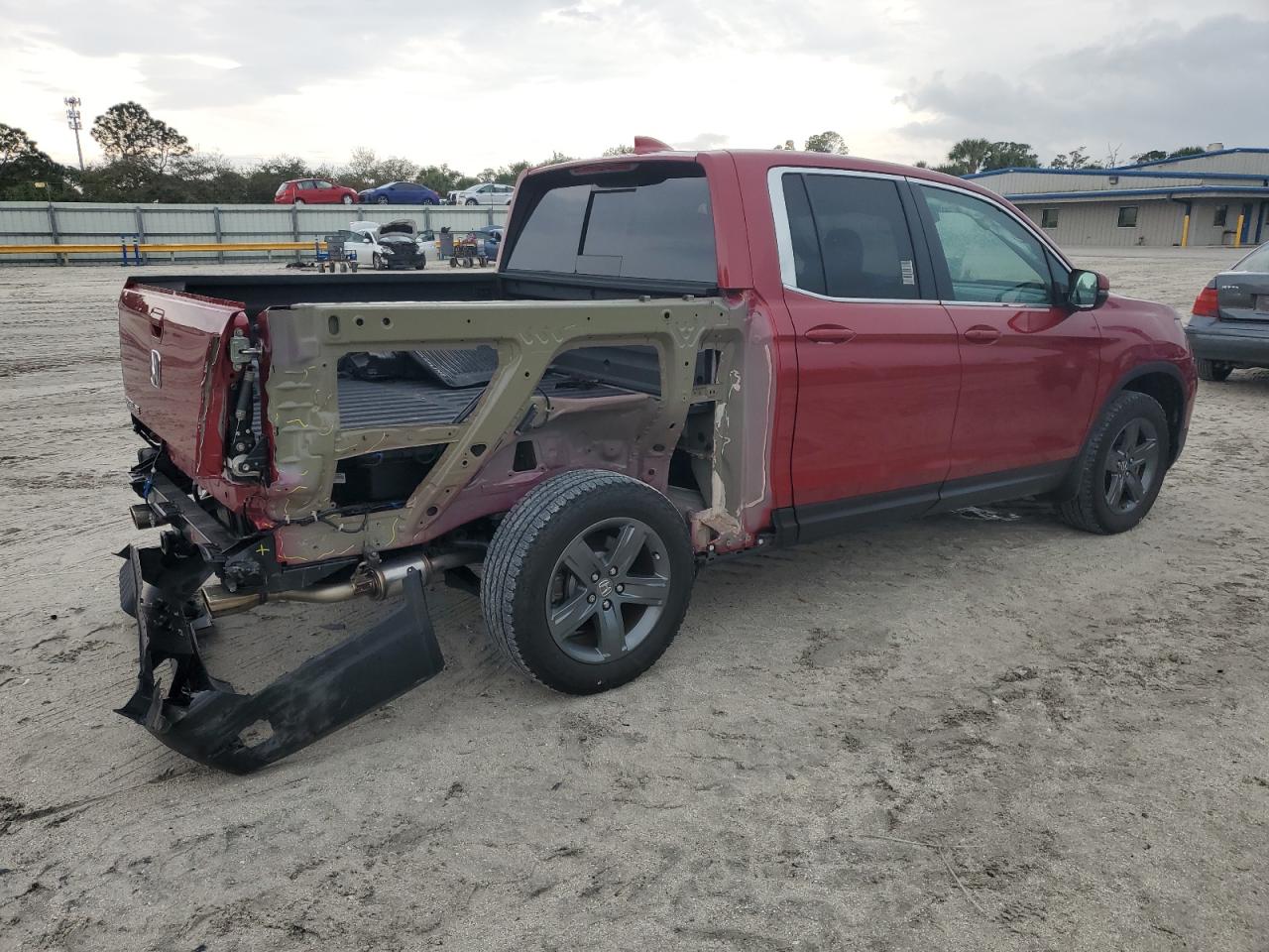2023 HONDA RIDGELINE RTL VIN:5FPYK3F56PB010083