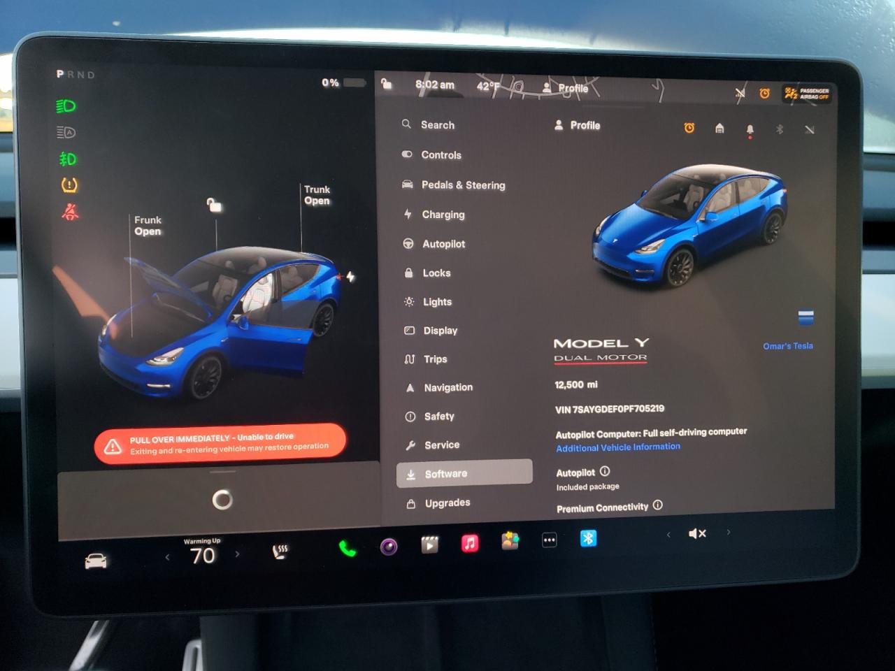 2023 TESLA MODEL Y  VIN:7SAYGDEF0PF705219