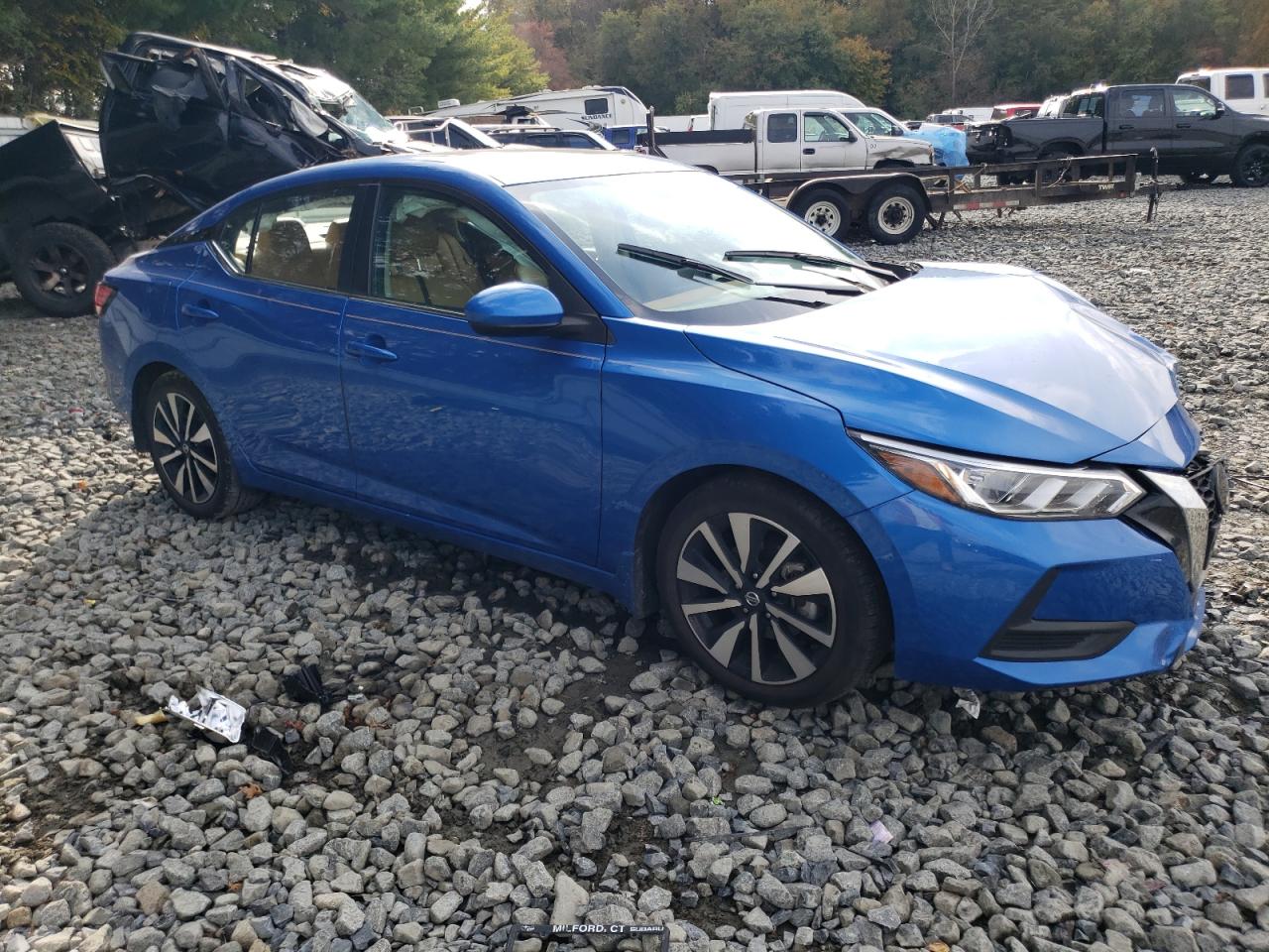 2022 NISSAN SENTRA SV VIN:3N1AB8CV7NY292640