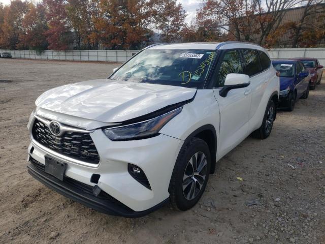 2021 TOYOTA HIGHLANDER XLE VIN: 5TDGZRBH5MS532553