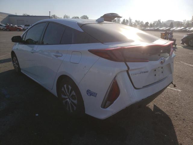 2021 TOYOTA PRIUS PRIME LE VIN: JTDKAMFP0M3168372