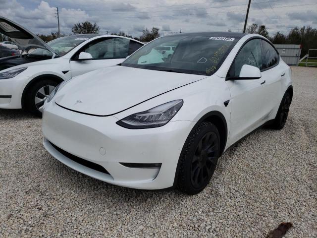 2021 TESLA MODEL Y VIN: 5YJYGDEE4MF181069