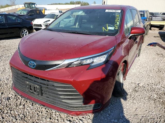 2021 TOYOTA SIENNA LE VIN: 5TDKRKEC5MS020728