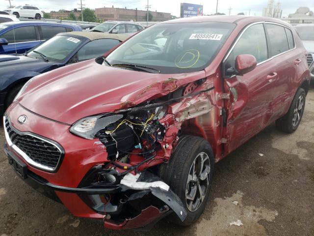 2021 KIA SPORTAGE LX VIN: KNDPMC***********