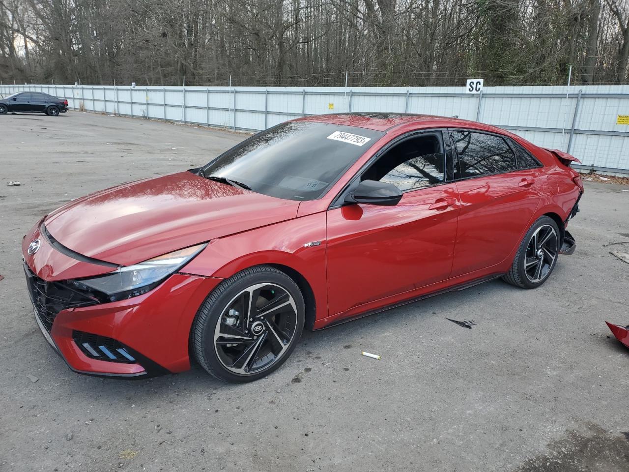 2023 HYUNDAI ELANTRA N LINE VIN:KMHLR4AF6PU416131