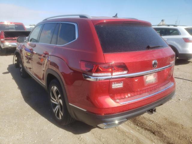 2021 VOLKSWAGEN ATLAS SEL PREMIUM VIN: 1V2TR2CA0MC566164
