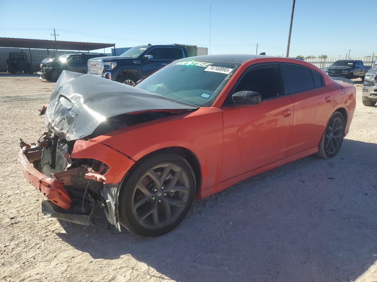 2022 DODGE CHARGER GT VIN:2C3CDXHG5NH216798