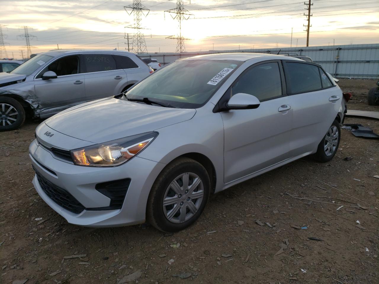 2022 KIA RIO LX VIN:3KPA24AD3NE471453