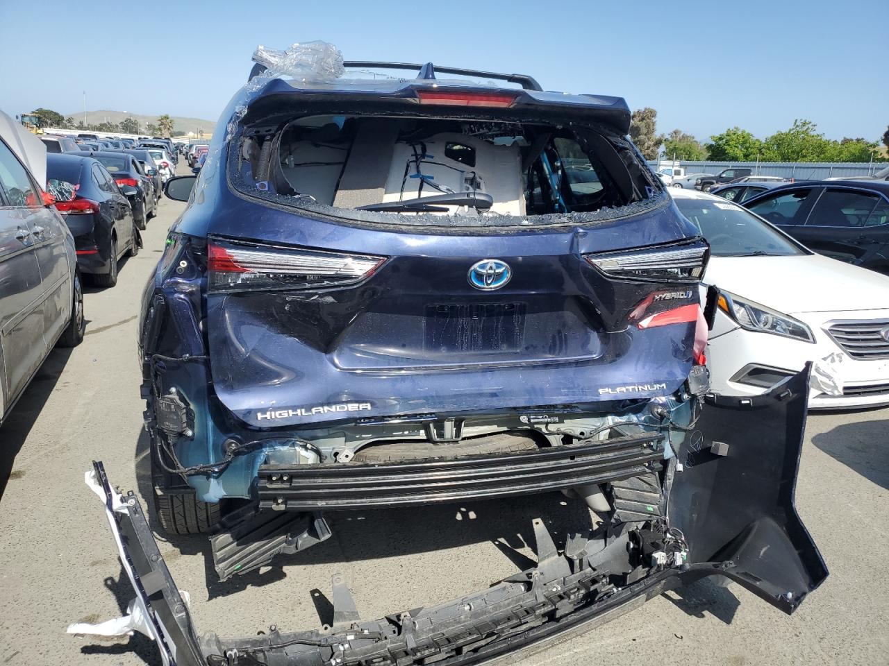 2022 TOYOTA HIGHLANDER HYBRID PLATINUM VIN:5TDEBRCHXNS083219