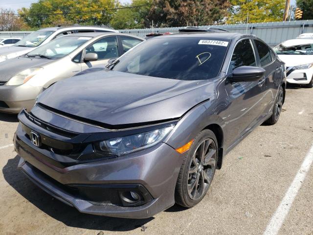 2021 HONDA CIVIC SPORT VIN: 2HGFC2F86MH544242