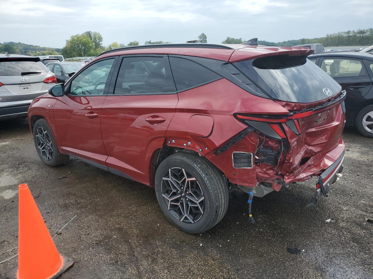 2022 HYUNDAI TUCSON N LINE VIN:KM8JFCAE3NU124502
