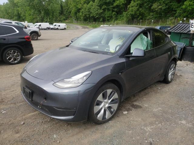 2021 TESLA MODEL Y VIN: 5YJYGDEE2MF074702