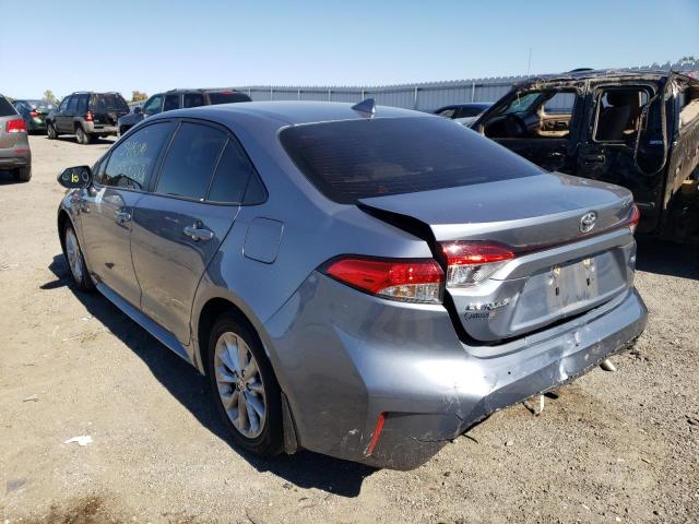 2021 TOYOTA COROLLA LE VIN: JTDVPMAE9MJ161482