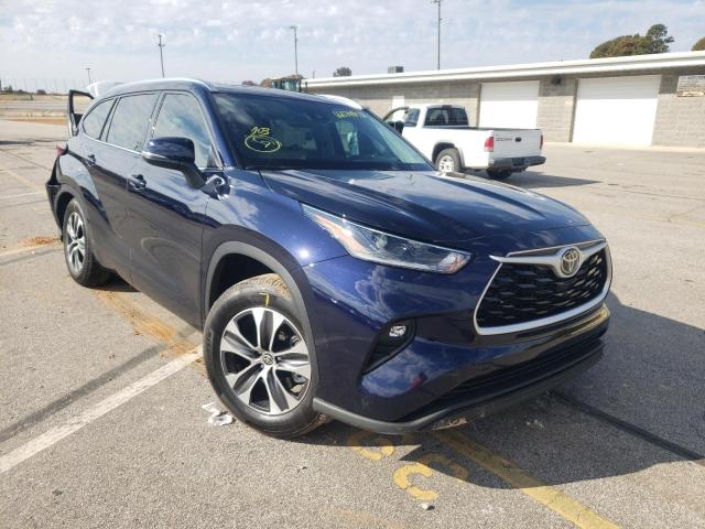 2021 TOYOTA HIGHLANDER XLE VIN: 5TDGZRAH3MS083326