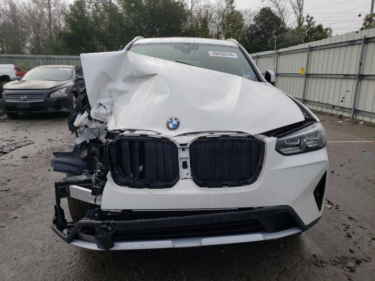 2022 BMW X3 XDRIVE30I VIN:5UX53DP05N9L53846