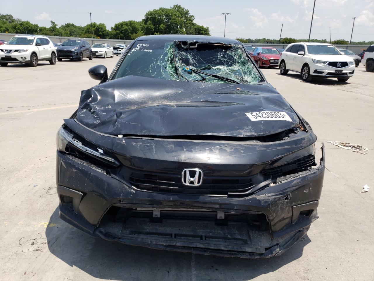 2022 HONDA CIVIC SPORT VIN:2HGFE2F54NH500046
