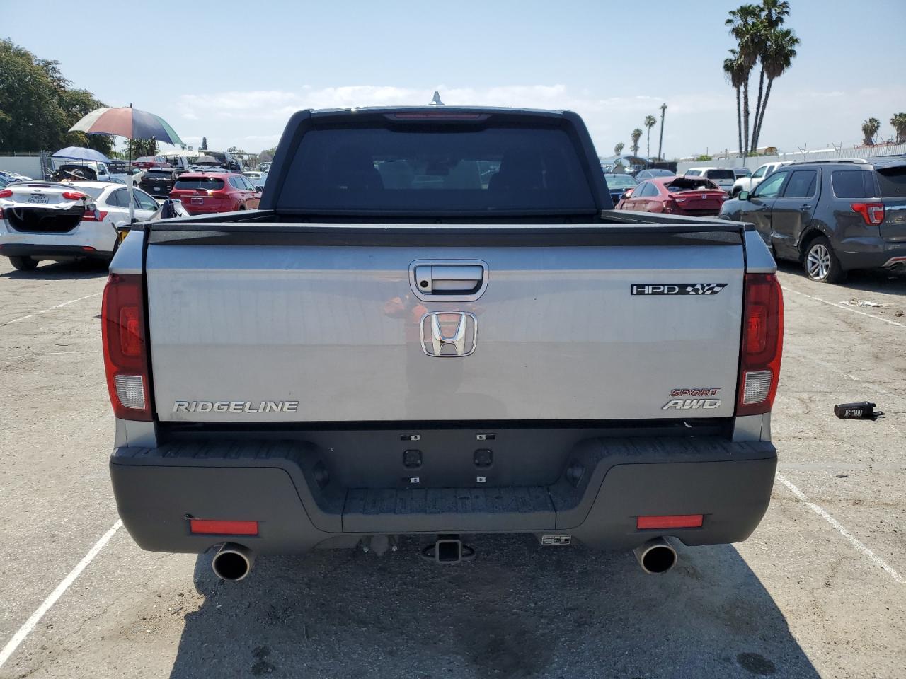2022 HONDA RIDGELINE SPORT VIN:5FPYK3F11NB000569