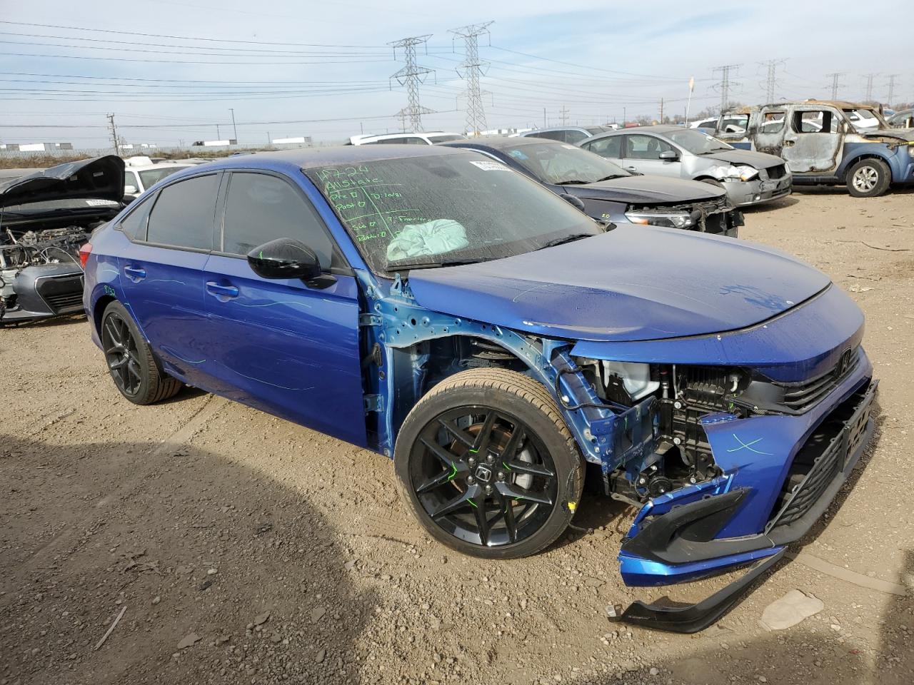 2022 HONDA CIVIC SPORT VIN:2HGFE2F59NH605522