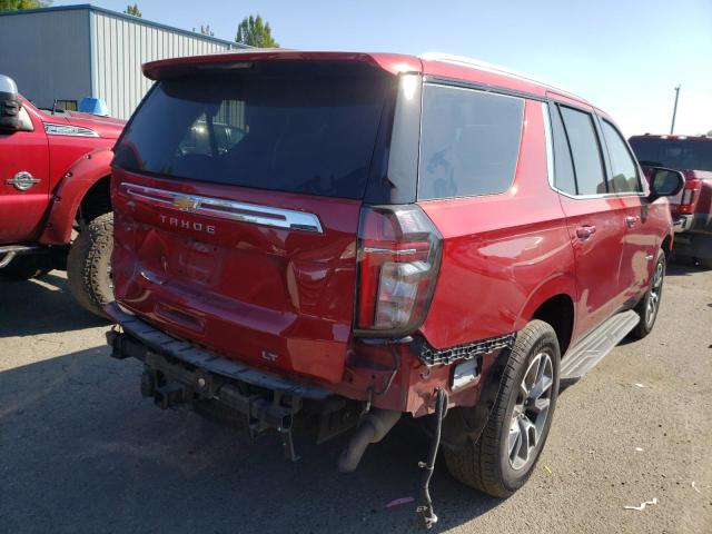 2021 CHEVROLET TAHOE K1500 LT VIN: 1GNSKN***********