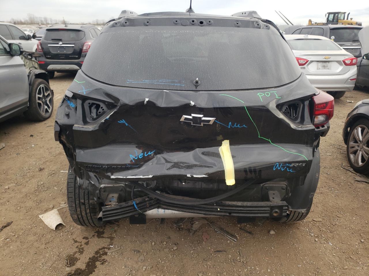 2022 CHEVROLET TRAILBLAZER RS VIN:KL79MUSL6NB015072