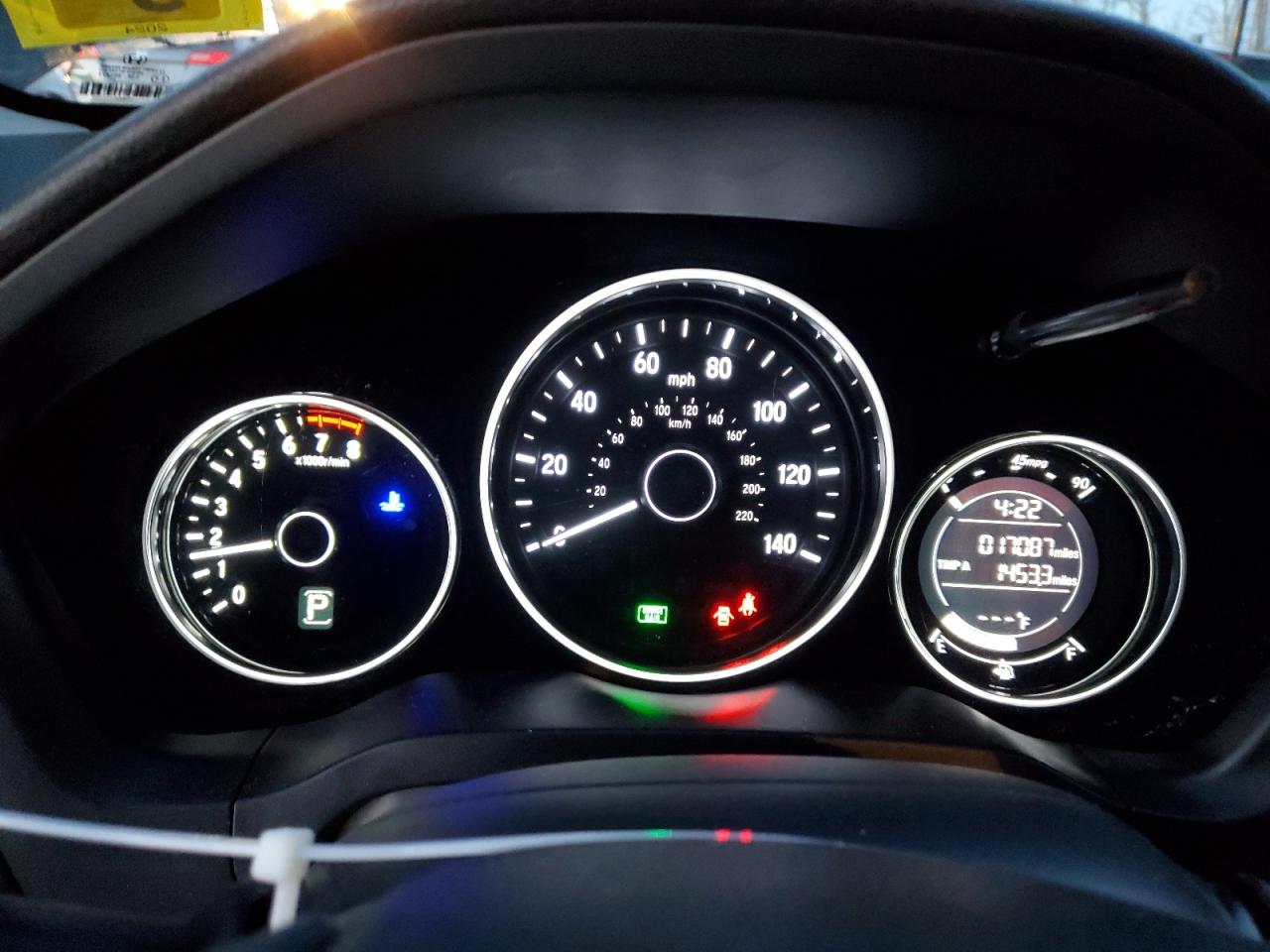 2022 HONDA HR-V LX VIN:3CZRU6H38NM748426