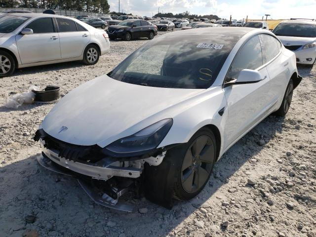 2021 TESLA MODEL 3 VIN: 5YJ3E1EA8MF075784