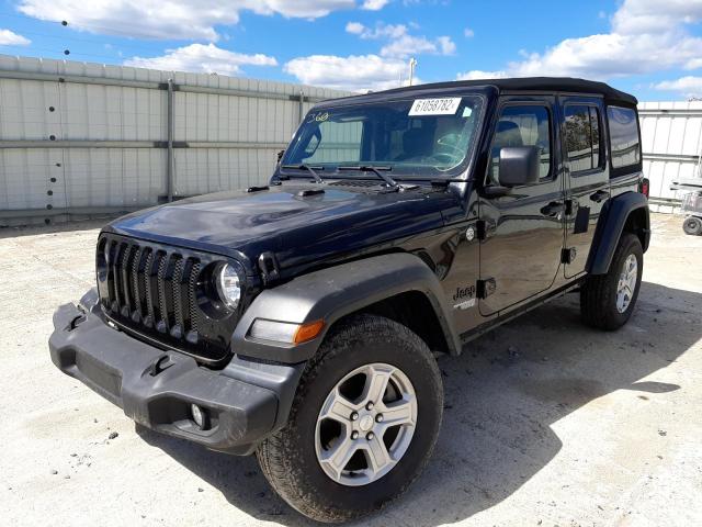 2021 JEEP WRANGLER UNLIMITED SPORT VIN: 1C4HJXDG5MW756748