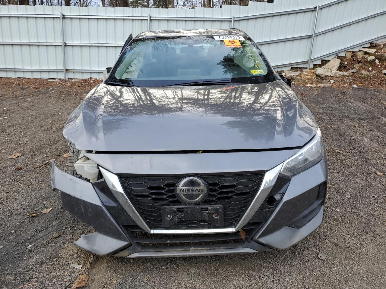 2022 NISSAN SENTRA SV VIN:3N1AB8CV6NY269303