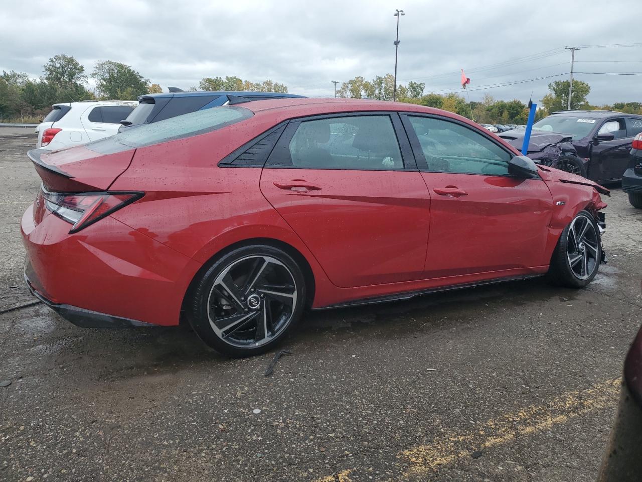 2022 HYUNDAI ELANTRA N LINE VIN:KMHLR4AFXNU359820