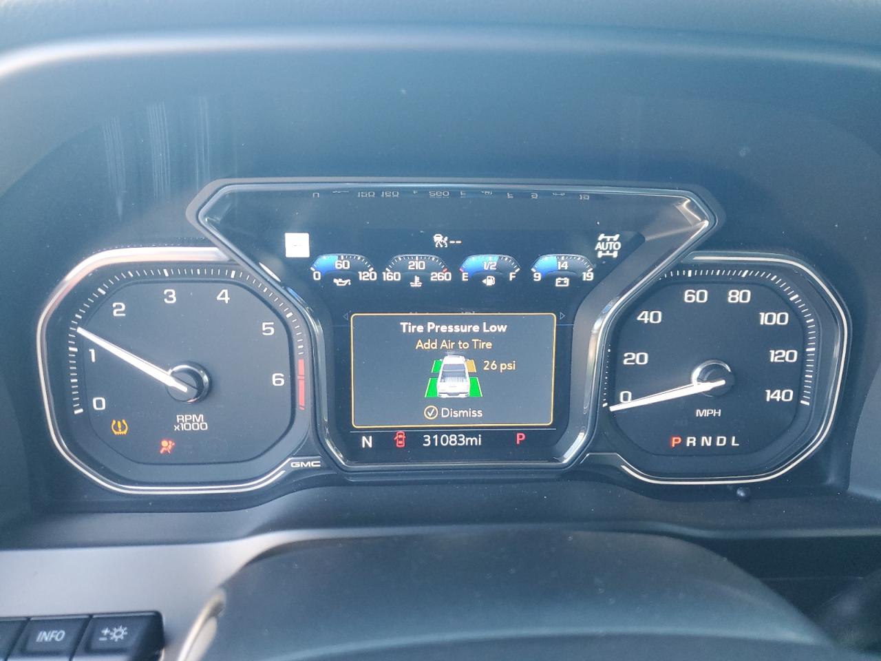 2022 GMC SIERRA LIMITED K1500 DENALI VIN:1GTU9FEL3NZ167727
