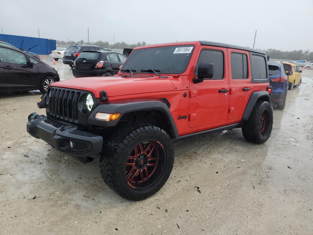 2022 JEEP WRANGLER UNLIMITED SPORT VIN:1C4HJXDG7NW108667