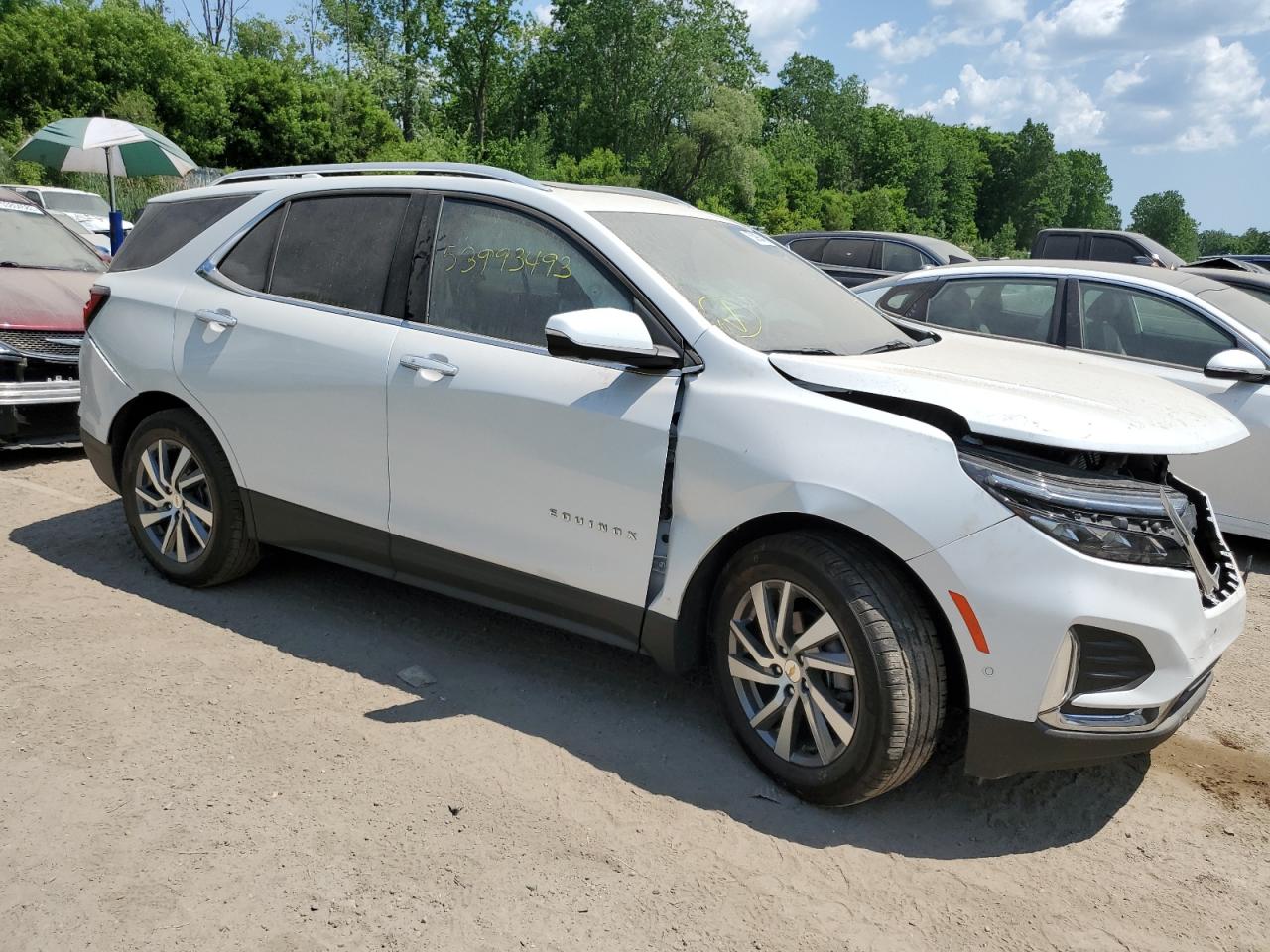 2022 CHEVROLET EQUINOX PREMIER VIN:3GNAXNEV1NS191047