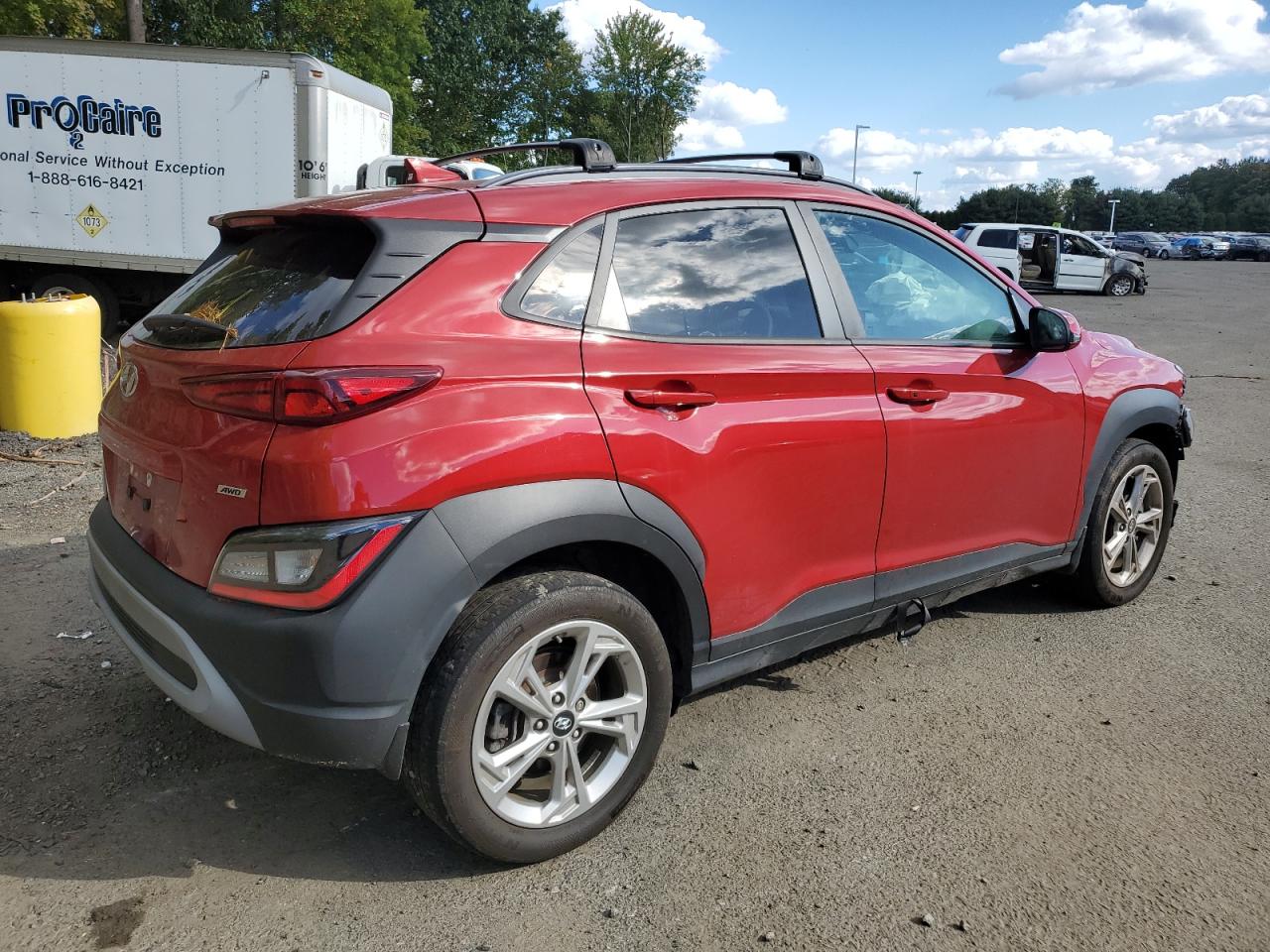 2022 HYUNDAI KONA SEL VIN:KM8K6CAB4NU807805