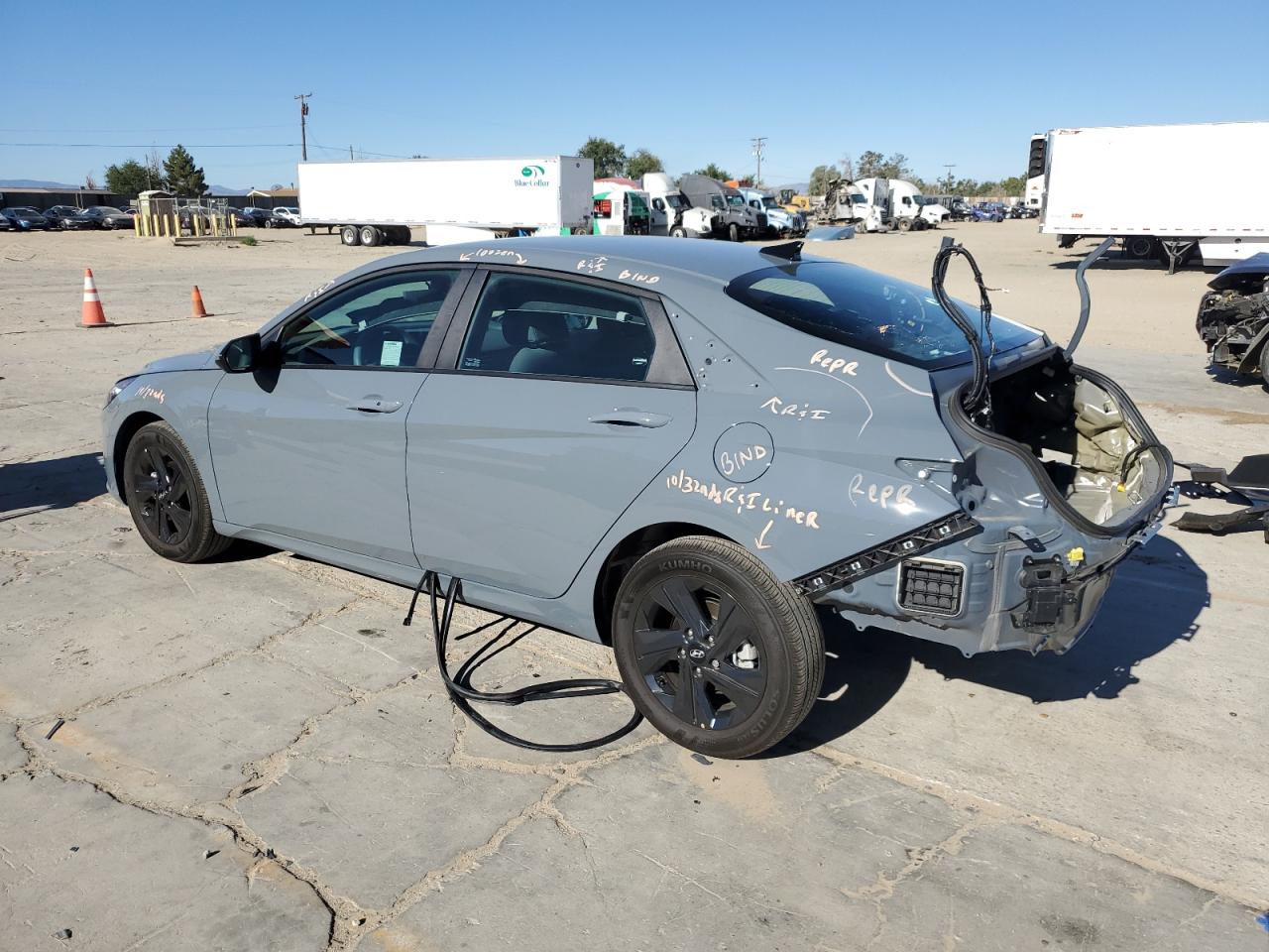 2022 HYUNDAI ELANTRA SEL VIN:KMHLM4AG7NU326927