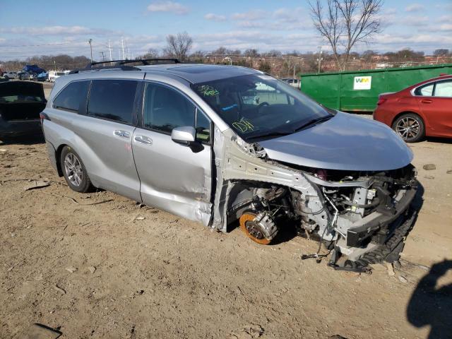 2021 TOYOTA SIENNA XLE VIN: 5TDYSK***********