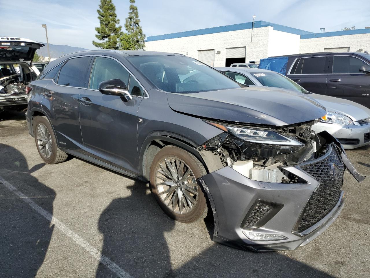 2022 LEXUS RX 450H F-SPORT VIN:2T2YGMDA9NC089360