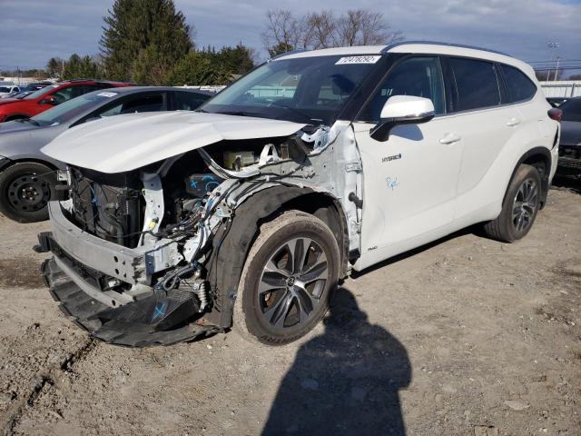 2021 TOYOTA HIGHLANDER HYBRID XLE VIN: 5TDGBRCH8MS033961