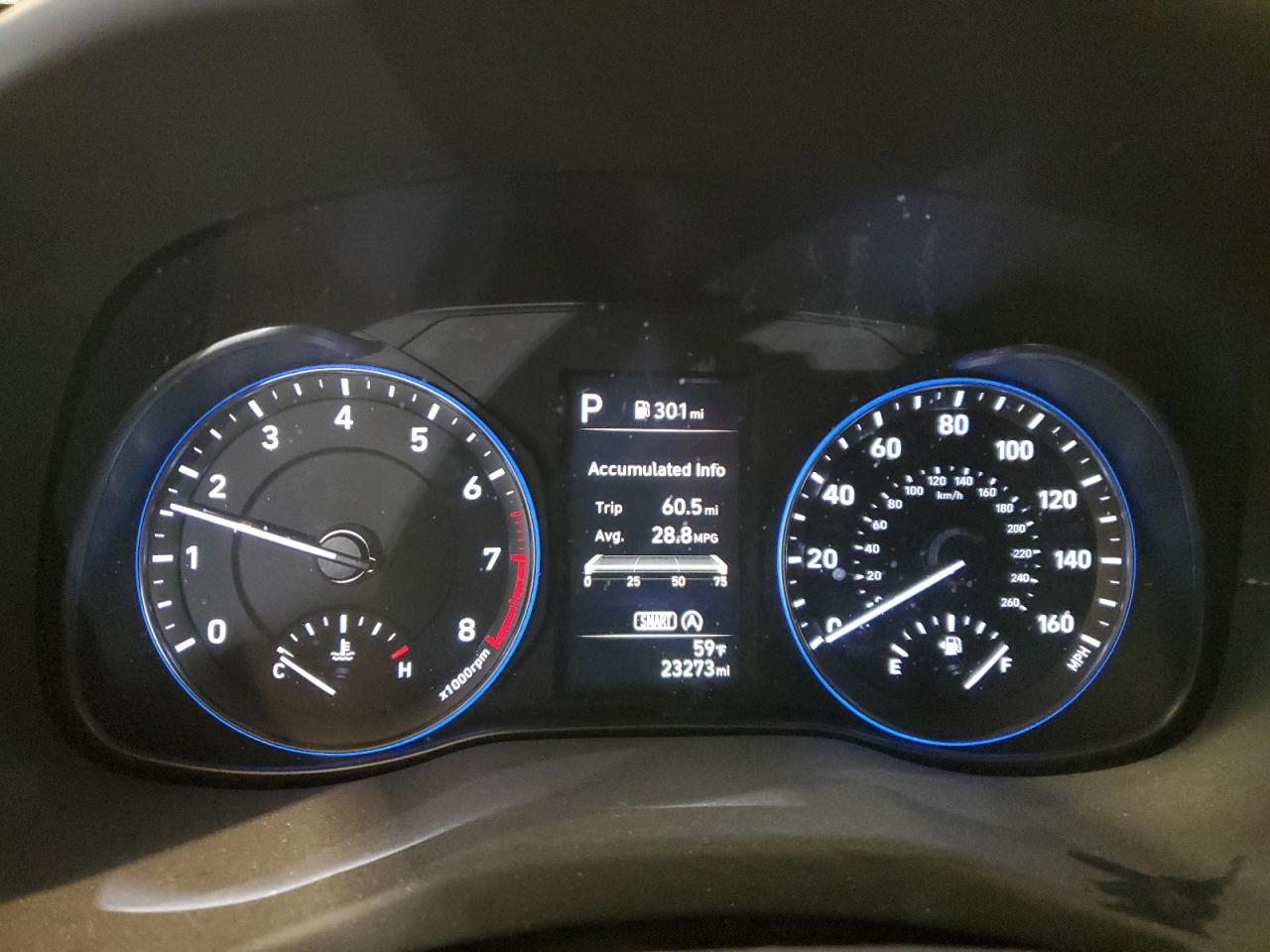 2022 HYUNDAI KONA SEL VIN:KM8K32AB7NU820910